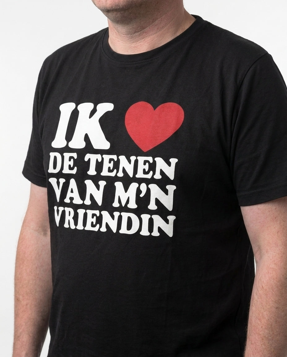 Ik hou van de tenen van mijn vriendin