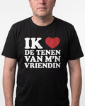 Ik hou van de tenen van mijn vriendin