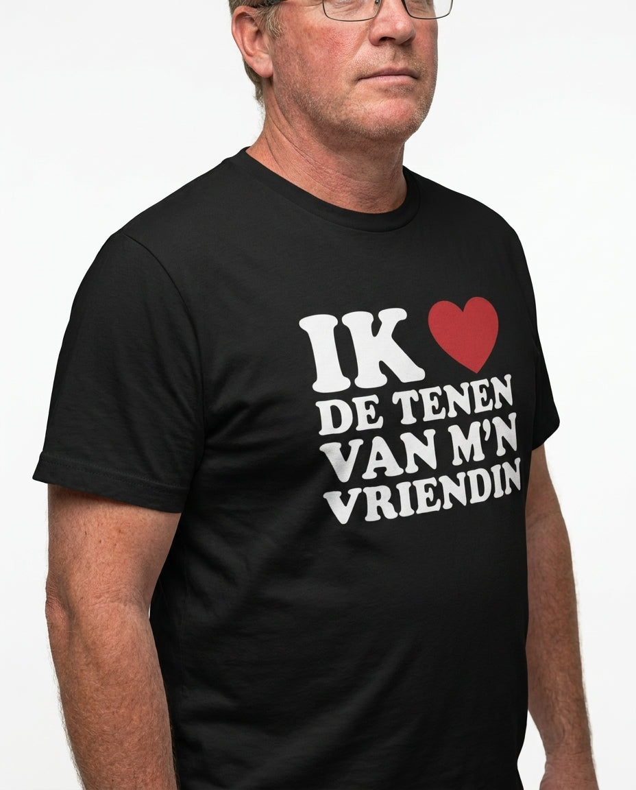 Ik hou van de tenen van mijn vriendin