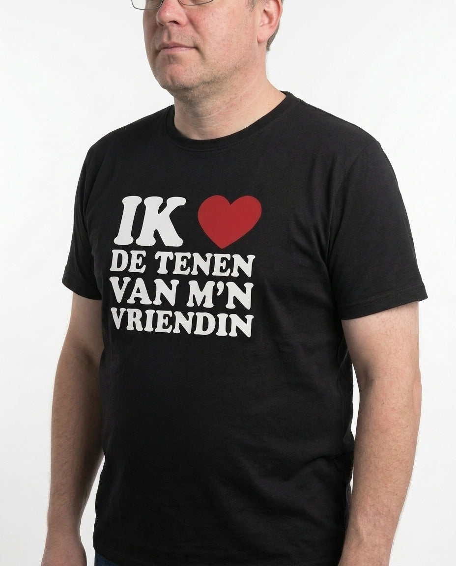 Ik hou van de tenen van mijn vriendin