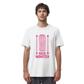 WITTE MONSTER / ROZE MONSTER - gedragen door een man