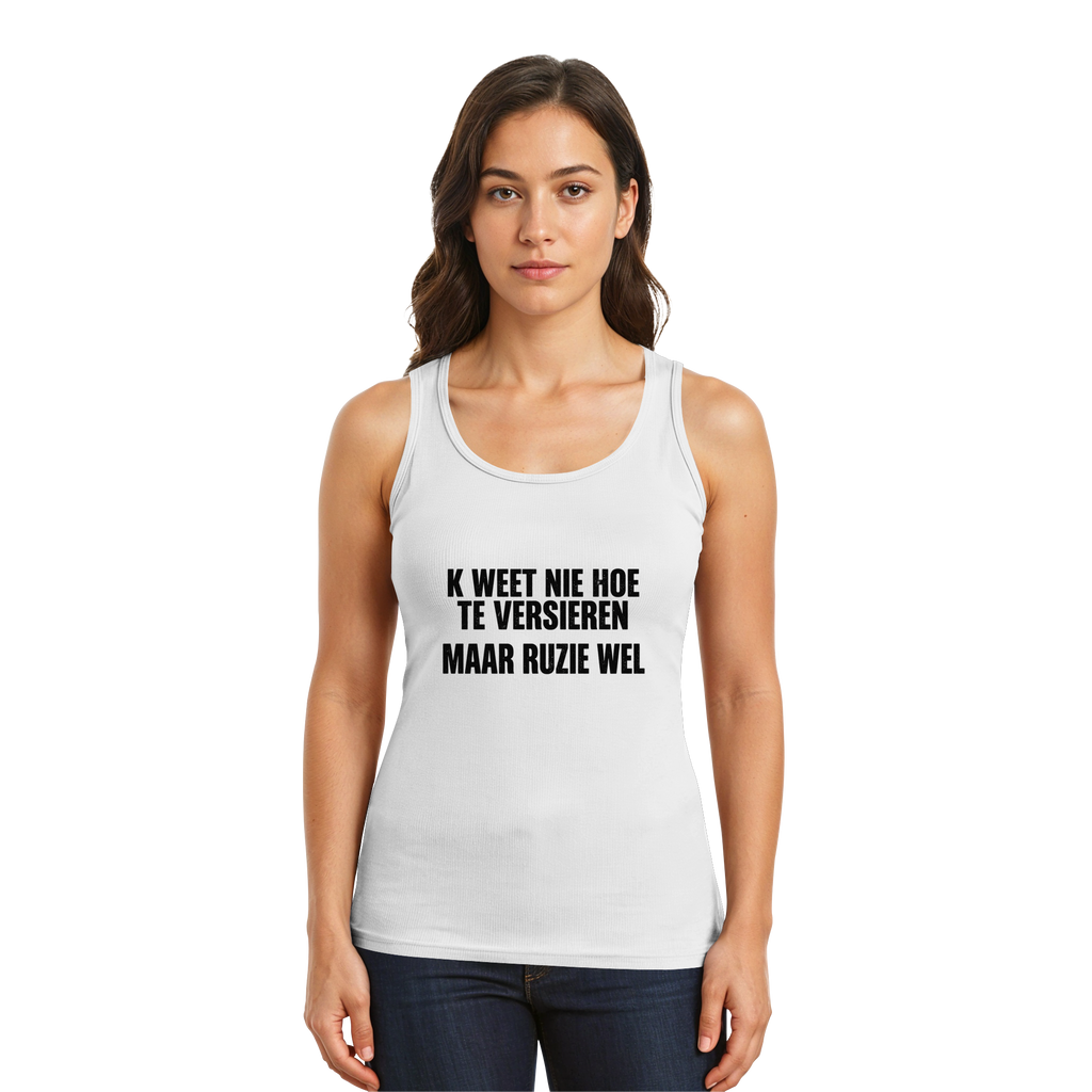 Versieren tanktop